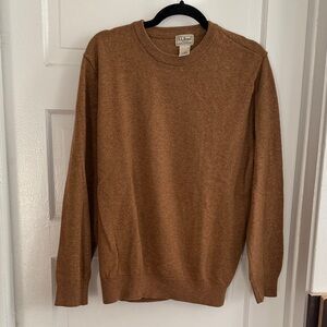 L.L. Bean Men's Tan Crewneck Sweater